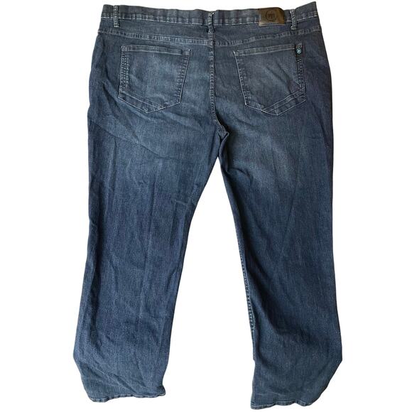 Monument Women Skinny Jeans size 46 in. Blue Mid Rise Stretch - Picture 10 of 11